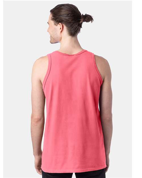Unisex Garment-Dyed Unisex Tank Top - Coral Craze