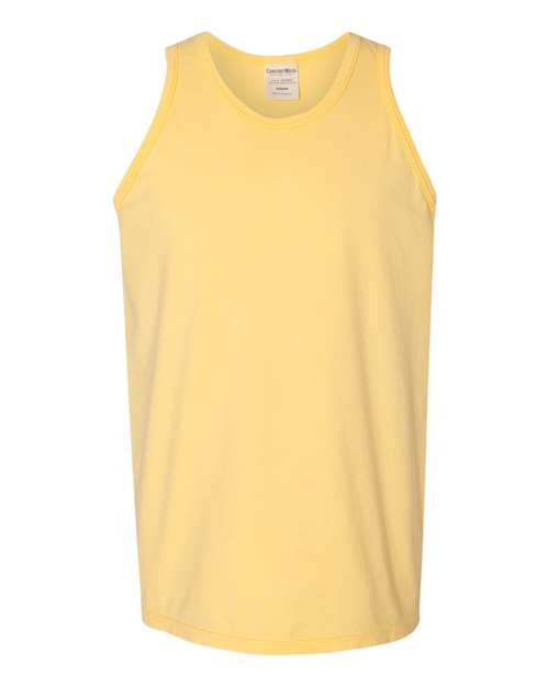 Unisex Garment-Dyed Unisex Tank Top - Summer Squash Yellow