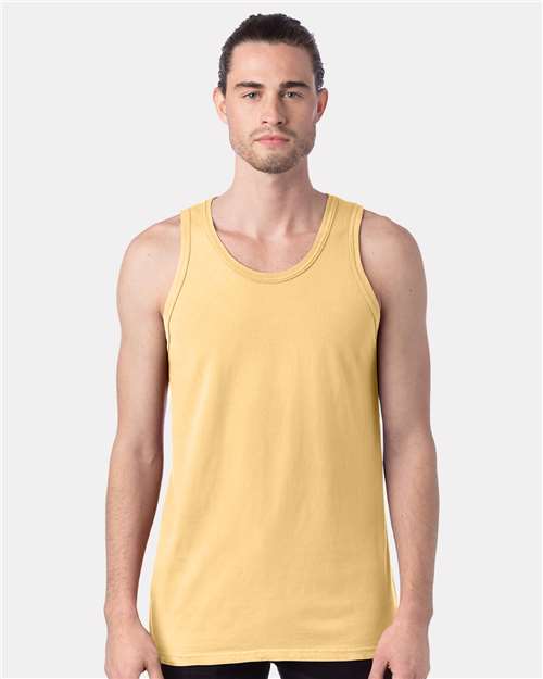 Unisex Garment-Dyed Unisex Tank Top - Summer Squash Yellow