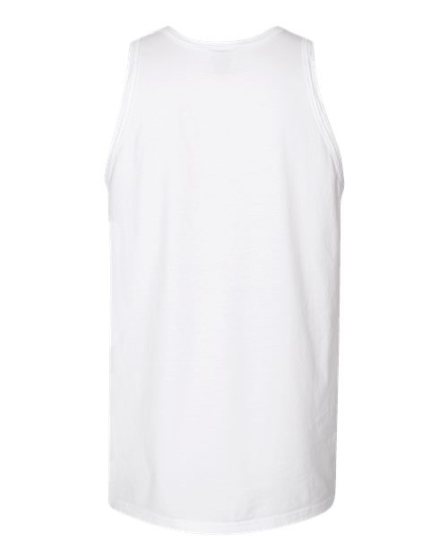 Unisex Garment-Dyed Unisex Tank Top - White
