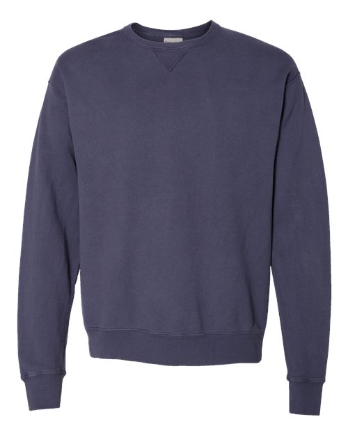 Unisex Garment-Dyed Crewneck Sweatshirt - Anchor Slate