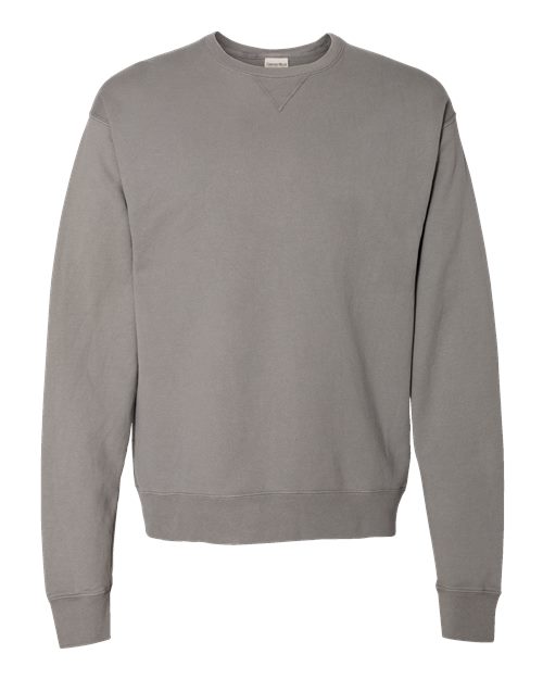 Unisex Garment-Dyed Crewneck Sweatshirt - Concrete Grey