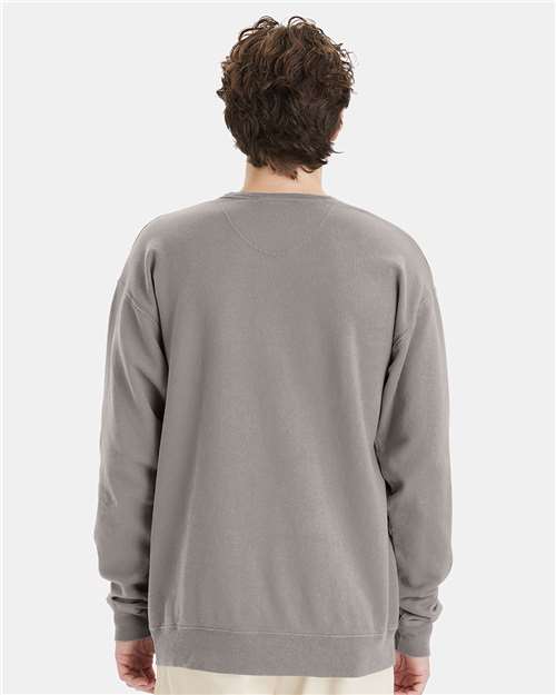 Unisex Garment-Dyed Crewneck Sweatshirt - Concrete Grey