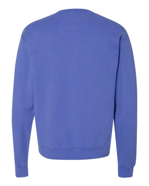 Unisex Garment-Dyed Crewneck Sweatshirt - Deep Forte Blue