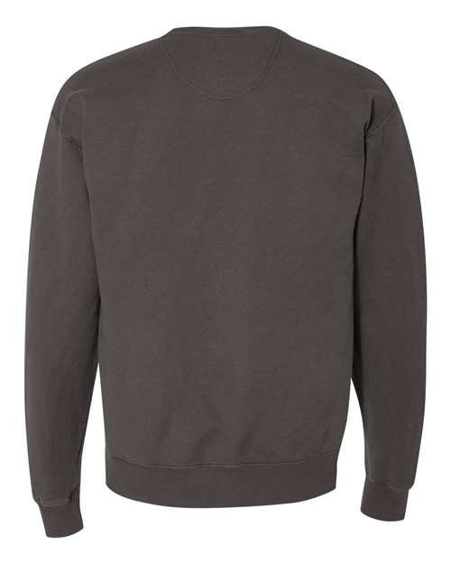 Unisex Garment-Dyed Crewneck Sweatshirt - New Railroad Grey