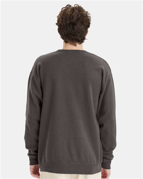 Unisex Garment-Dyed Crewneck Sweatshirt - New Railroad Grey