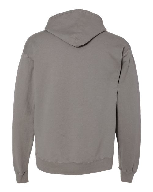 Unisex Garment-Dyed Hooded Sweatshirt - Concrete Grey