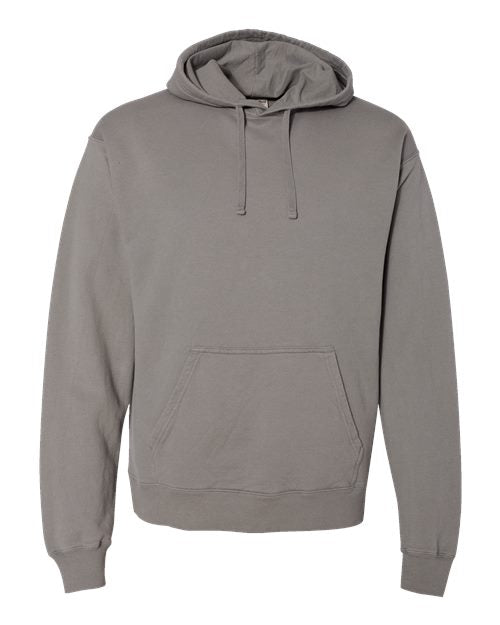 Unisex Garment-Dyed Hooded Sweatshirt - Concrete Grey