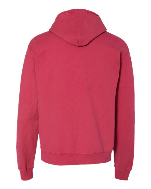 Unisex Garment-Dyed Hooded Sweatshirt - Crimson Fall