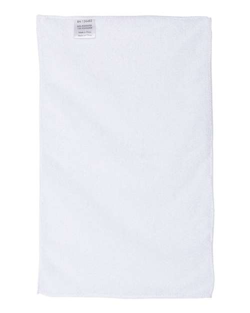 Value Microfiber Rally Towel - White