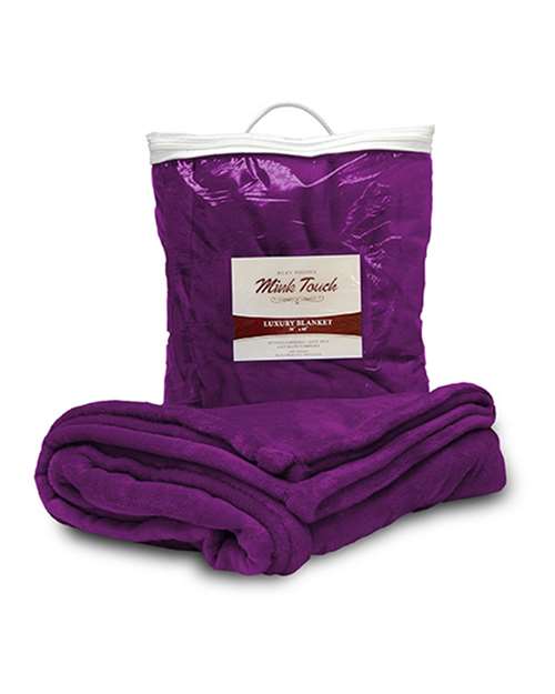 Mink Touch Luxury Blanket - Plum