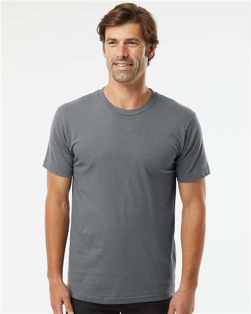 Unisex Fine Jersey Tee - Asphalt