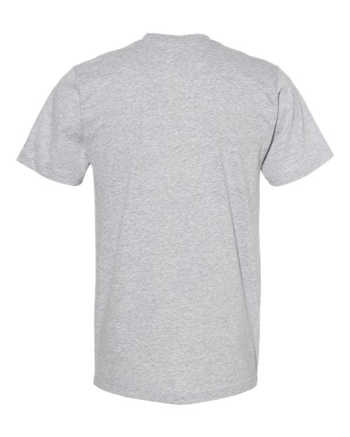Unisex Fine Jersey Tee - Heather Grey