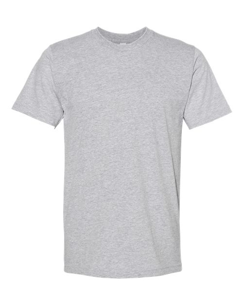 Unisex Fine Jersey Tee - Heather Grey