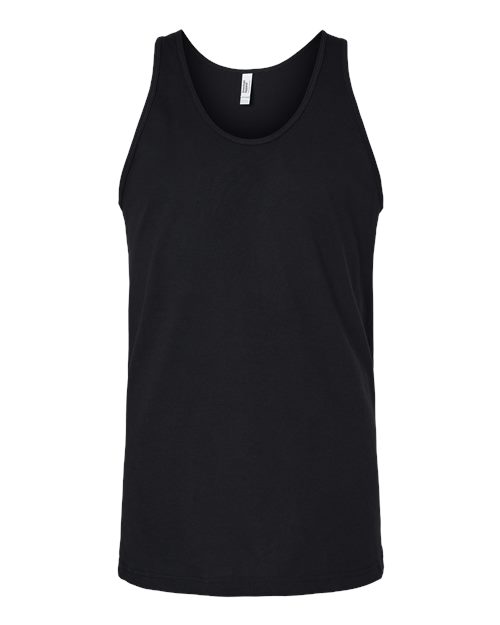 Unisex Fine Jersey Tank - Black