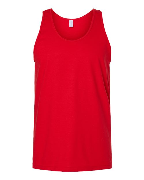 Unisex Fine Jersey Tank - Red