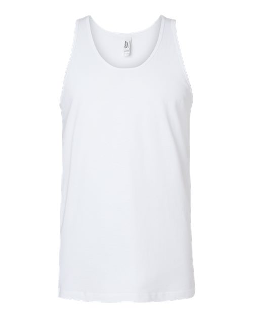 Unisex Fine Jersey Tank - White