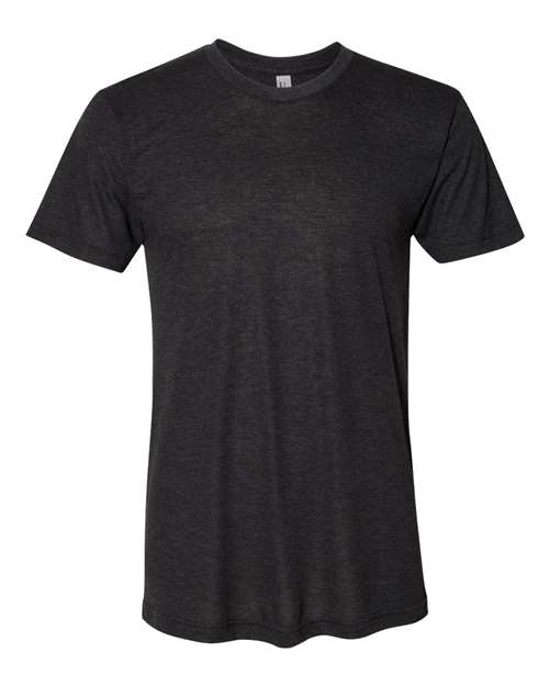 Unisex Triblend Track Tee - Tri-Black