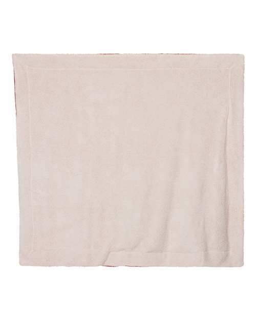 Oversized Mink Sherpa Blanket - Red
