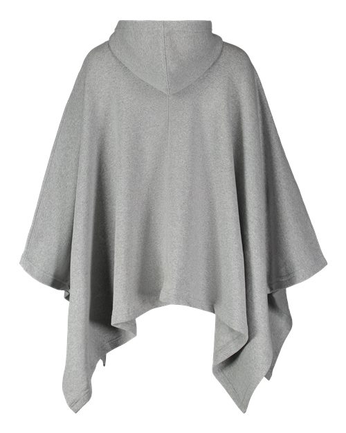 Women's Amanda Fleece Poncho - Grey Heather