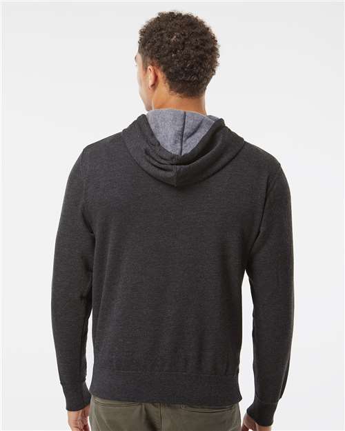 Unisex Lightweight Hooded Sweatshirt - Charcoal Heather