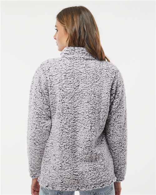 Women’s Epic Sherpa Quarter-Zip Pullover - Black Heather