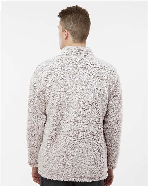 Men's Sherpa Quarter-Zip Pullover - Oatmeal Heather