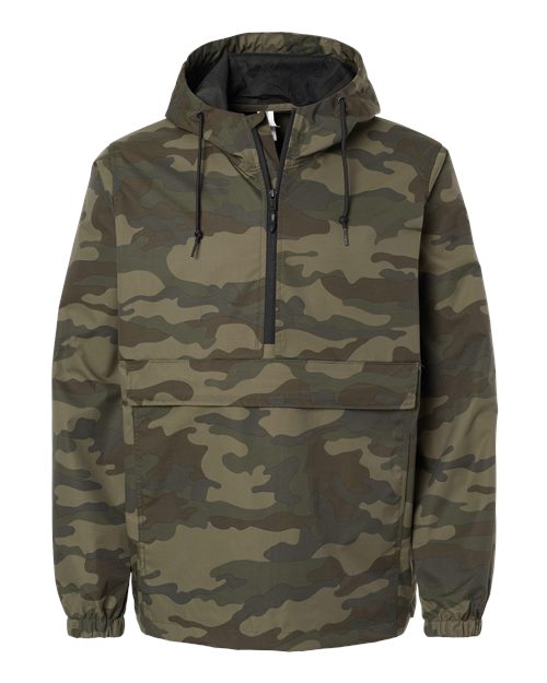 Men's Nylon Anorak - Forest Camo