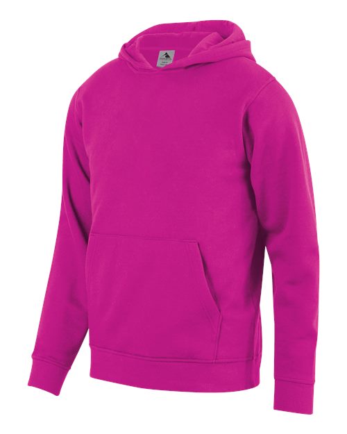 Youth 60/40 Fleece Hooded Sweatshirt - Power Pink