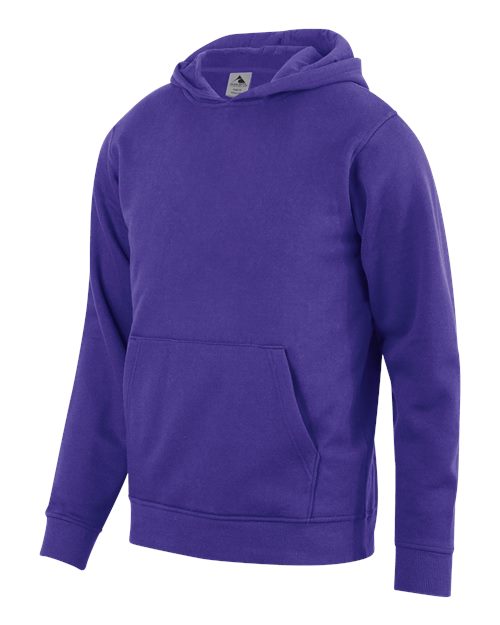 Youth 60/40 Fleece Hooded Sweatshirt - Purple