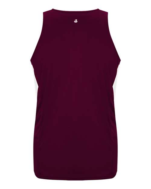 Maroon/ White
