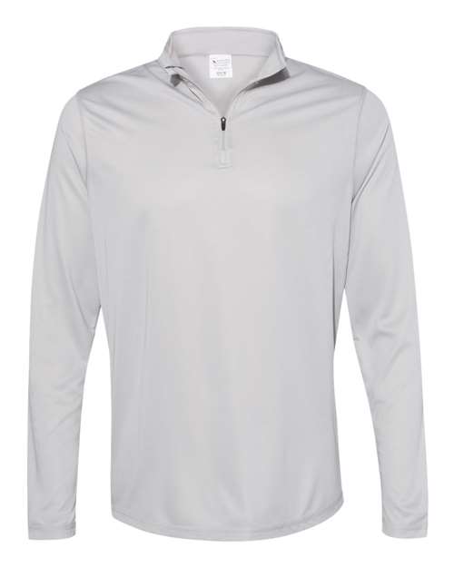 Men's Attain Color Secure® Performance Quarter-Zip Pullover - Silver