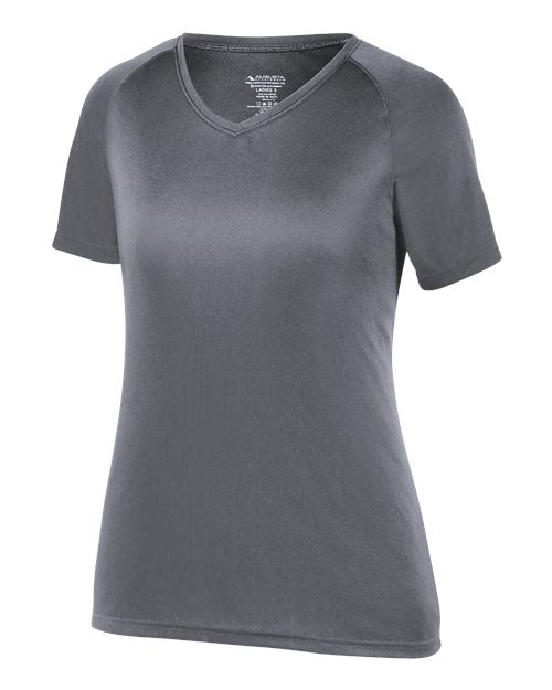 Women's Attain Wicking V-Neck T-Shirt - Graphite