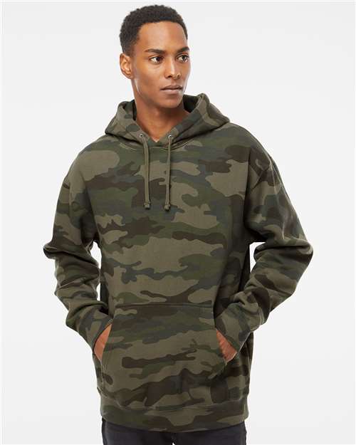 Unisex Heavyweight Hooded Sweatshirt - Forest Camo