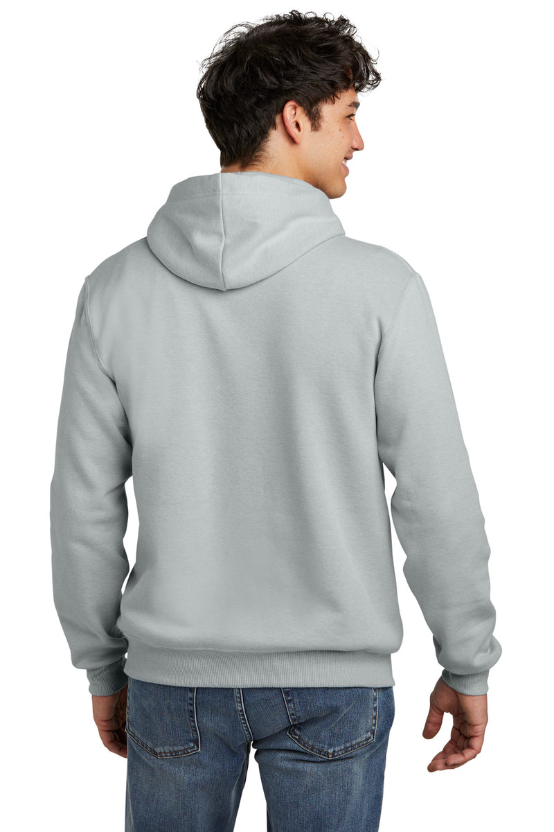 Jerzees Eco Premium Blend Pullover Hooded Sweatshirt - Frost Grey Heather