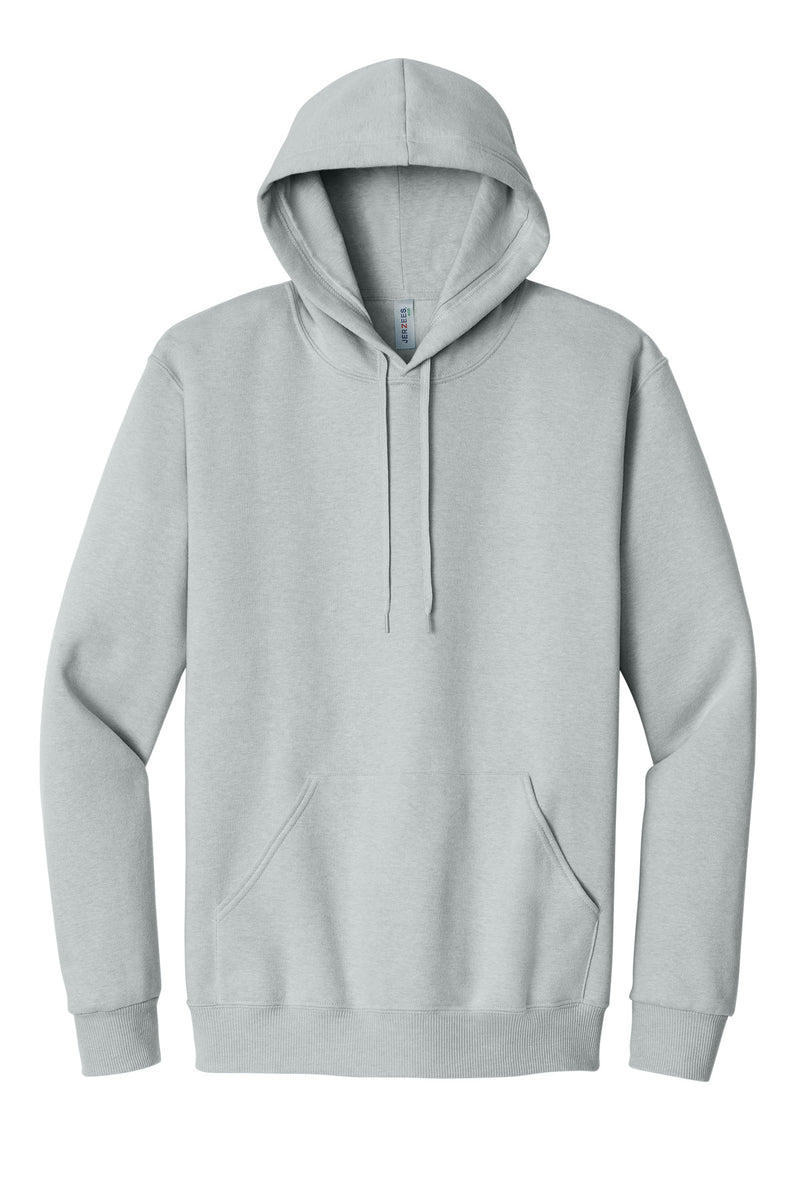 Jerzees Eco Premium Blend Pullover Hooded Sweatshirt - Frost Grey Heather