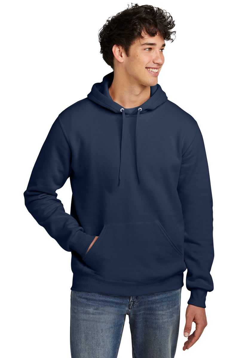 Jerzees Eco Premium Blend Pullover Hooded Sweatshirt - J. Navy