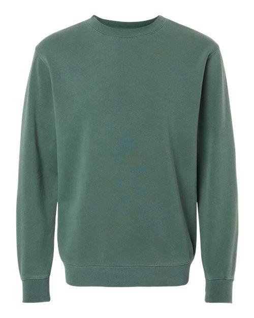 Unisex Midweight Pigment-Dyed Crewneck Sweatshirt - Pigment Alpine Green