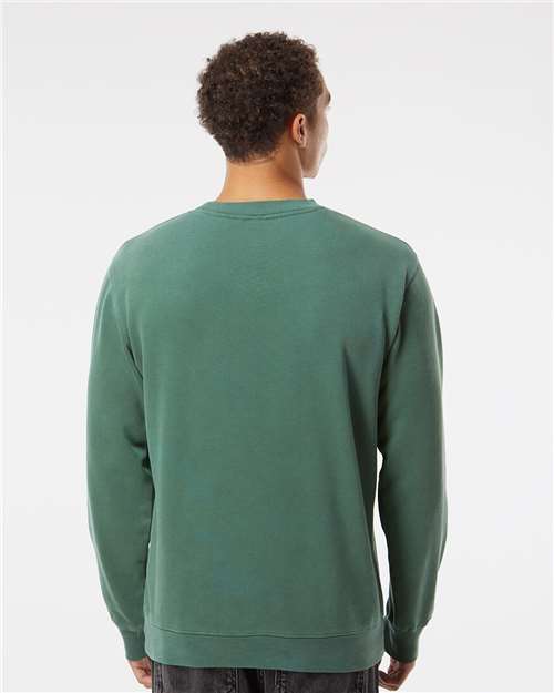 Unisex Midweight Pigment-Dyed Crewneck Sweatshirt - Pigment Alpine Green