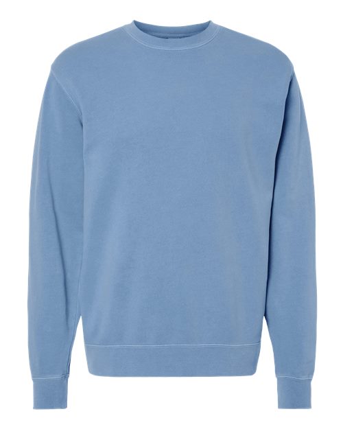 Unisex Midweight Pigment-Dyed Crewneck Sweatshirt - Pigment Light Blue
