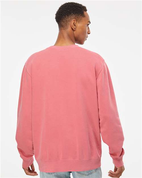 Unisex Midweight Pigment-Dyed Crewneck Sweatshirt - Pigment Pink
