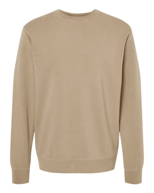 Unisex Midweight Pigment-Dyed Crewneck Sweatshirt - Pigment Sandstone