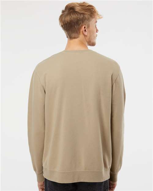 Unisex Midweight Pigment-Dyed Crewneck Sweatshirt - Pigment Sandstone