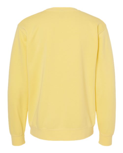 Unisex Midweight Pigment-Dyed Crewneck Sweatshirt - Pigment Yellow