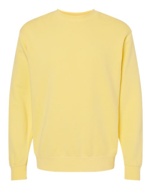 Unisex Midweight Pigment-Dyed Crewneck Sweatshirt - Pigment Yellow