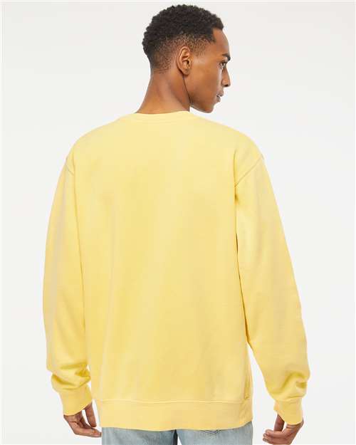 Unisex Midweight Pigment-Dyed Crewneck Sweatshirt - Pigment Yellow