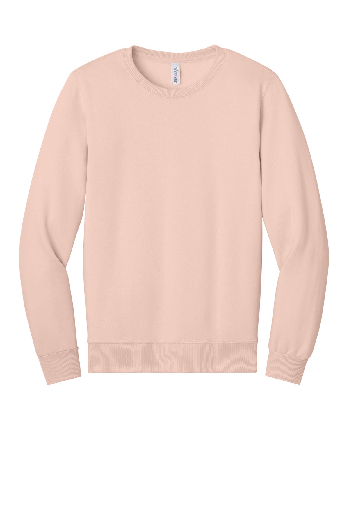 Jerzees Eco Premium Blend Crewneck Sweatshirt - Blush Pink