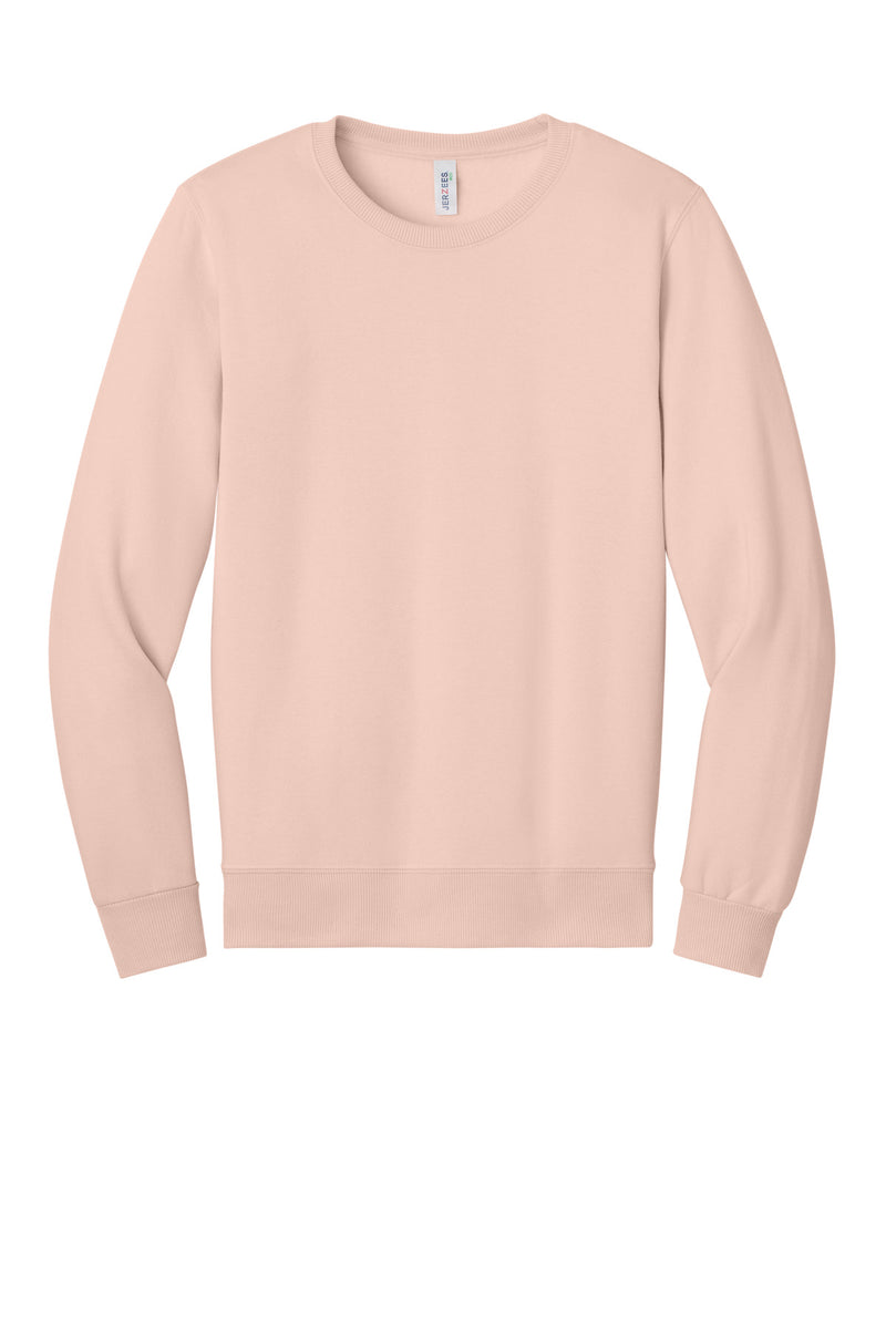 Jerzees Eco Premium Blend Crewneck Sweatshirt - Blush Pink