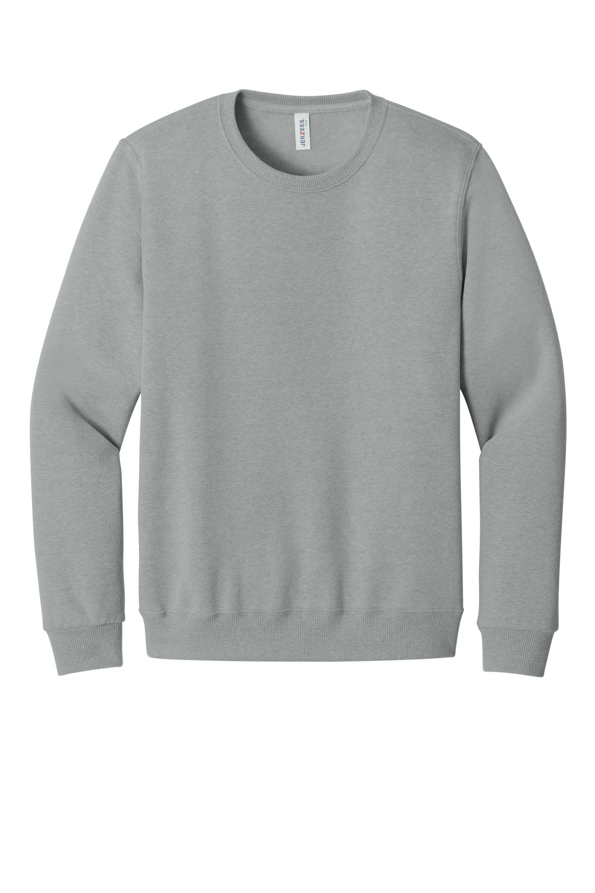 Jerzees Eco Premium Blend Crewneck Sweatshirt - Frost Grey Heather