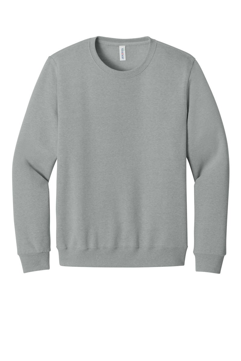 Jerzees Eco Premium Blend Crewneck Sweatshirt - Frost Grey Heather